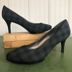 Kelly & Katie Textile Plaid Pumps/Heels